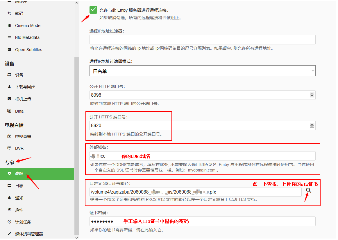 黑群晖安装Emby注意事项及开启SSL安全访问教程(群晖搭建emby)
